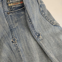 DIESEL W27 L32 LAMBRY WASH008GI フレアジーンズ 加工 デニムパンツ ライトブルー レディース ディーゼル【中古】5-0101G∞