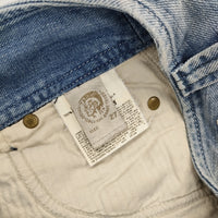 DIESEL W27 L32 LAMBRY WASH008GI フレアジーンズ 加工 デニムパンツ ライトブルー レディース ディーゼル【中古】5-0101G∞