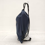 UNION Drawstring Backpack ナップサック 巾着バッグ ネイビー レディース ユニオン【中古】4-1008G◎