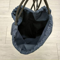 UNION Drawstring Backpack ナップサック 巾着バッグ ネイビー レディース ユニオン【中古】4-1008G◎