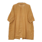 ELLIFE ピンタック レース シャツチュニック 1235528 コットン チュニック オレンジ レディース エリフェ【中古】5-0516M△