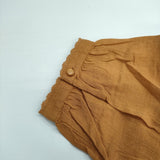 ELLIFE ピンタック レース シャツチュニック 1235528 コットン チュニック オレンジ レディース エリフェ【中古】5-0516M△