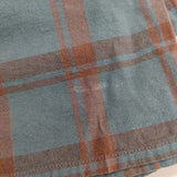 SM2 Samansa Mos2 コットンリネン ギャザー チェック柄 YG-1104982 ワンピース ブルー ブラウン レディース サマンサモスモス【中古】5-0516M△