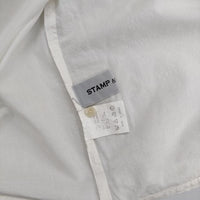 STAMP AND DIARY フリルカラーシャツ コットンカシミヤ ブラウス シャツ オフホワイト レディース スタンプ アンド ダイアリー【中古】5-0405M∞