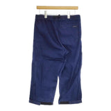 Gramicci デニム マジックテープ付き コットン クロップドパンツ ネイビー レディース グラミチ【中古】5-0405M∞