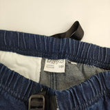 Gramicci デニム マジックテープ付き コットン クロップドパンツ ネイビー レディース グラミチ【中古】5-0405M∞