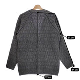 AURALEE 新品  WOOL CORD RIB KNIT CARDIGAN 定価66000円 サイズ0 A23AC02CR カーディガン 23AW Cグレー レディース オーラリー【中古】4-1003T♪