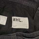 MHL. 595-7240503 サイズ2 ベルト付きコットンパンツ チノパンツ ネイビー レディース エムエイチエル【中古】4-1030M♪