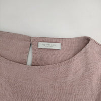 fog linen work リネン リトアニア製 プルオーバー ブラウス シャツ ピンク レディース フォグリネンワーク【中古】5-0405M∞