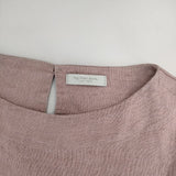 fog linen work リネン リトアニア製 プルオーバー ブラウス シャツ ピンク レディース フォグリネンワーク【中古】5-0405M∞