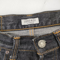 LENO L2001-J002 サイズ3 シャルロットデニム スリムジーンズ デニムパンツ ブラック レディース リノ【中古】4-1030G♪