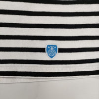 ORCIVAL ボーダー ワイド フランス製 カットソー ホワイト ブラック レディース オーシバル/オーチバル【中古】5-0405S∞