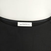 green label relaxing 35121051433 バルーンスリーブ 切替 ブラウス シャツ ブラック レディース グリーンレーベルリラクシング【中古】5-0225M△