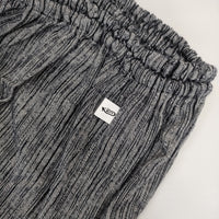 うなぎの寝床 MONPE もんぺ イージーパンツ コットン パンツ ブラック ホワイト レディース うなぎの寝床【中古】5-0225G△