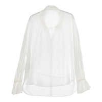 Spick and Span Noble 2WAYストリングスラッフルLSブラウス 21051240512040 ブラウス シャツ ホワイト レディース スピック＆スパン ノーブル【中古】5-0225M△