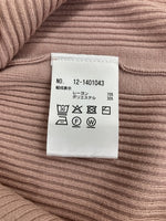 PLST リブニット サイズM 12-1401043 セーター 長袖 ニット ピンク レディース プラステ【中古】5-0225M△