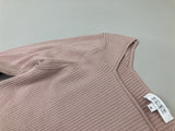 PLST リブニット サイズM 12-1401043 セーター 長袖 ニット ピンク レディース プラステ【中古】5-0225M△