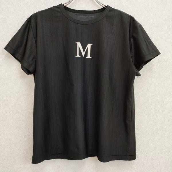 Masaki Matsushima 530-1004 ポリエステル プリント 半袖Ｔシャツ カットソー ブラック レディース マサキマツシマ【中古】4-0820S♪