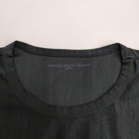 Masaki Matsushima 530-1004 ポリエステル プリント 半袖Ｔシャツ カットソー ブラック レディース マサキマツシマ【中古】4-0820S♪