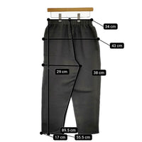 vie evam eva cotton wool gauze easy pants V193T910 コットンウールガーゼイージー パンツ グレー レディース ヴィー エヴァムエヴァ【中古】5-0301M∞