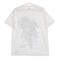 s'yte Yohji Yamamoto ut-t74-006 20/Cotton Jersey Bones and Flowers Collage T-shirt 半袖Ｔシャツ カットソー ホワイト メンズ サイトヨウジヤマモト【中古】5-0623S∞