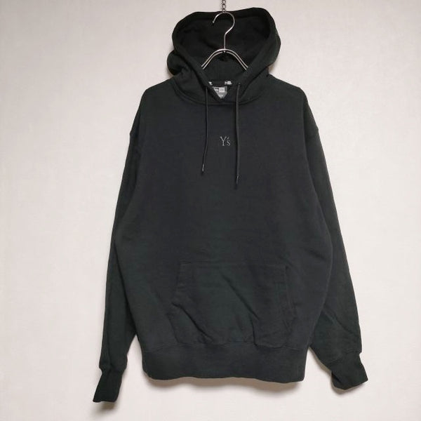 Y's/NEW ERA FLEESE SWEAT PULLOVER HOODIE UNISEX YZ-T62-956 パーカー ブラック レディース ワイズ/Yohji/ニューエラ【中古】4-1002M∞