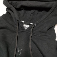 Y's/NEW ERA FLEESE SWEAT PULLOVER HOODIE UNISEX YZ-T62-956 パーカー ブラック レディース ワイズ/Yohji/ニューエラ【中古】4-1002M∞