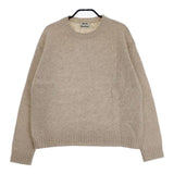 ACNE STUDIOS SAMARA WOOL PAW17 クルーネック ウールセーター サイズXS ニット ベージュ レディース アクネストゥディオズ【中古】4-0927T♪