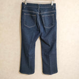 Deuxieme Classe STRAIGHT FLARE DENIM 定価23100円 MUSE L'Appartement サイズ38 デニムパンツ ネイビー レディース ドゥーズィエムクラス【中古】4-0909G△