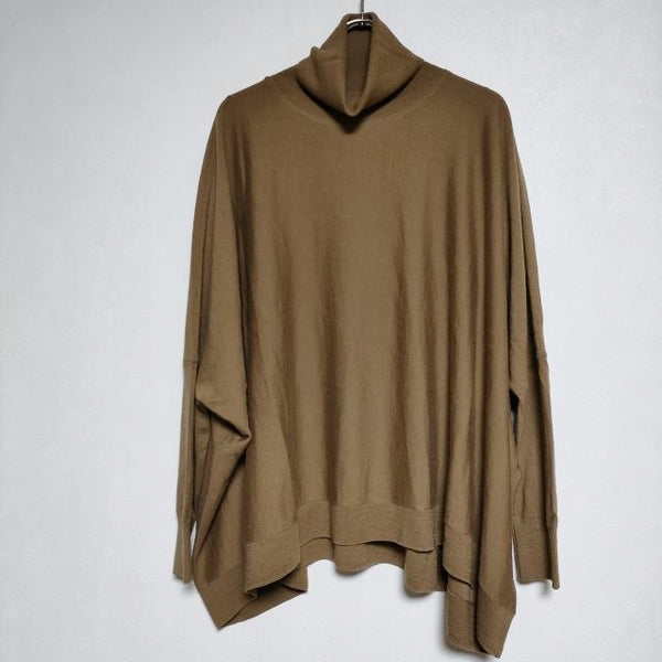 Deuxieme Classe T/N Volume Knit タートルネックボリューム ウールセーター ニット ブラウン レディース ドゥーズィエムクラス【中古】4-0919T∞