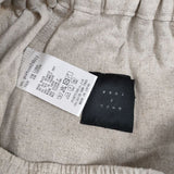 オオカミとフクロウ オオカミとしずかな月夜のナイトマーチ 定価15180円 portom24017 リネンコットンイージー パンツ 24SS キナリ ベージュ レディース オオカミとフクロウ【中古】5-0301M∞