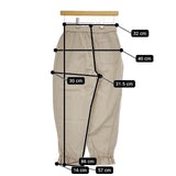 オオカミとフクロウ オオカミとしずかな月夜のナイトマーチ 定価15180円 portom24017 リネンコットンイージー パンツ 24SS キナリ ベージュ レディース オオカミとフクロウ【中古】5-0301M∞