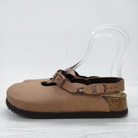 BIRKENSTOCK 未使用品 クロッグシューズ モロッコ MAROKKO 定価16800円 36size 23cm サンダル ブラウン レディース ビルケンシュトック【中古】4-0903G◎