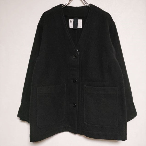 MHL. 595-2225502 FELTED WOOL TWILL  ジャケット 22AW ブラック レディース エムエイチエル【中古】4-0919T∞