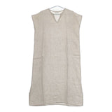 fog linen work リリー フレンチスリーブナイトシャツ 定価15290円 リネン ワンピース ベージュ レディース フォグリネンワーク【中古】5-0724S∞