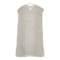 fog linen work リリー フレンチスリーブナイトシャツ 定価15290円 リネン ワンピース ベージュ レディース フォグリネンワーク【中古】5-0724S∞