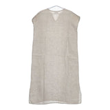 fog linen work リリー フレンチスリーブナイトシャツ 定価15290円 リネン ワンピース ベージュ レディース フォグリネンワーク【中古】5-0724S∞
