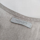 fog linen work リリー フレンチスリーブナイトシャツ 定価15290円 リネン ワンピース ベージュ レディース フォグリネンワーク【中古】5-0724S∞