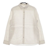 evam eva linen shirts E141T055 リネン 長袖シャツ キナリ ベージュ レディース エヴァムエヴァ【中古】5-0402M∞
