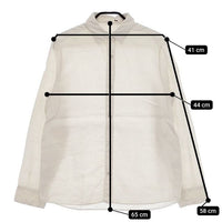 evam eva linen shirts E141T055 リネン 長袖シャツ キナリ ベージュ レディース エヴァムエヴァ【中古】5-0402M∞