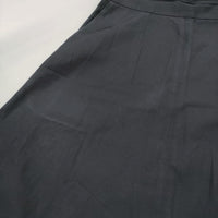 MARGARET HOWELL 578-9232011 サイズ2 GLAZED COTTON CUPRA  スカート ダークネイビー レディース マーガレットハウエル【中古】5-0305M♪