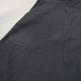 MARGARET HOWELL 578-9232011 サイズ2 GLAZED COTTON CUPRA  スカート ダークネイビー レディース マーガレットハウエル【中古】5-0305M♪