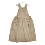 ICHI HN190940 エプロンワンピース ワンピース ベージュ レディース イチ【中古】5-0305M♪