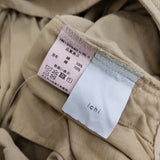 ICHI HN190940 エプロンワンピース ワンピース ベージュ レディース イチ【中古】5-0305M♪