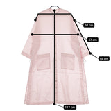nest Robe UPCYCLELINO サイドオープンシャツワンピース リネンコットン 01221-1040 ワンピース ピンク レディース ネストローブ【中古】5-0321M△