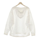 Yarmo Hooded Smock フーデッドスモック 定価28000円 英国製 パーカー ブルゾン オフホワイト レディース ヤーモ【中古】5-0301M∞