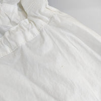 Yarmo Hooded Smock フーデッドスモック 定価28000円 英国製 パーカー ブルゾン オフホワイト レディース ヤーモ【中古】5-0301M∞