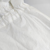 Yarmo Hooded Smock フーデッドスモック 定価28000円 英国製 パーカー ブルゾン オフホワイト レディース ヤーモ【中古】5-0301M∞