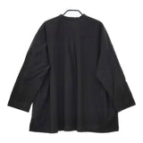 nest Robe コットンラミーチャイナブラウス 01213-1080 定価22000円 ブラウス シャツ ブラック レディース ネストローブ【中古】5-0321M△