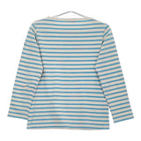 ORCIVAL ボートネック ボーダー サイズ1 長袖Tシャツ カットソー ロンT ホワイト ライトブルー レディース オーシバル/オーチバル【中古】5-0305M♪